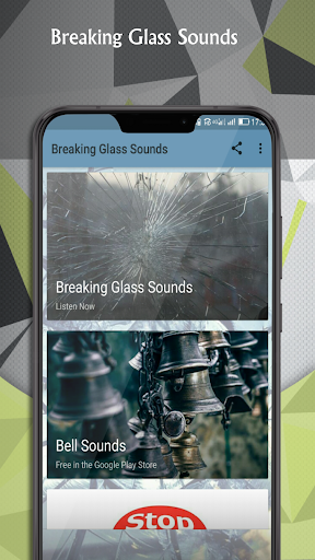 Android application Breaking Glass Sounds screenshort