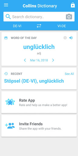 Screenshot of Vietnamese-German Dictionary