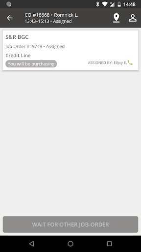 Android application MetroMart - Runner/Shopper screenshort