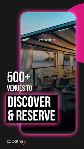 Android application Zabatnee: Restaurants & Bars.. screenshort