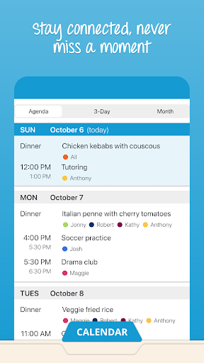 Screenshot of Cozi Family Organizer