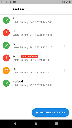 Web4FM RCD-Kontrolle Screen 2