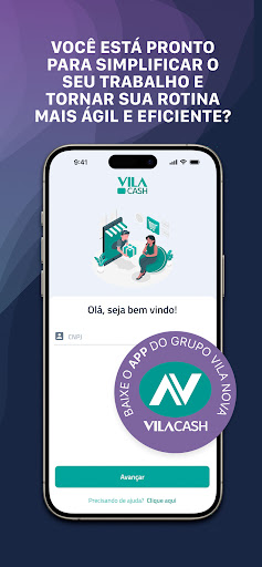 Android application Vila Cash screenshort