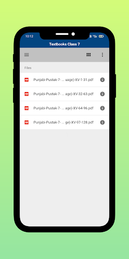 Punjab Standard Seven Book Screen 2
