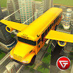Flying School Bus Simulator 3D: Extreme Tracks Apk