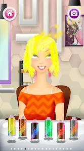 Girls hairstyle salon game  screenshots 4