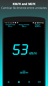 Screenshot 3 Velocímetro GPS HUD android