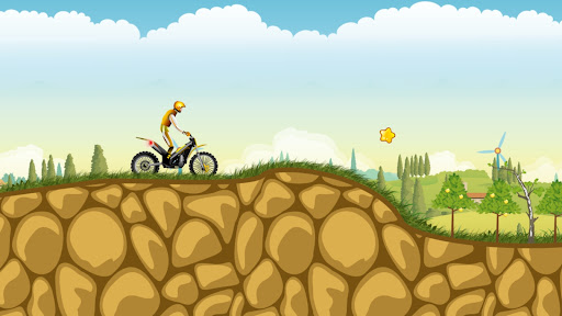 Android application Moto Race - physics simu screenshort