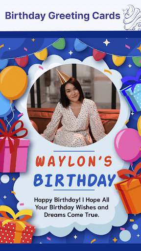Birthday Greeting Card Maker Screen 2