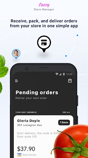 Android application Lazzy Store Manager screenshort