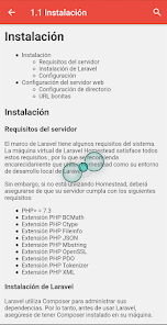 Imágen 2 laravel 8 español documentacio android