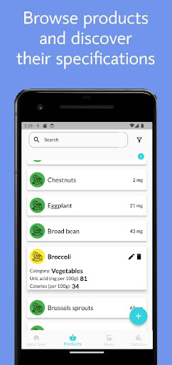 PurineMe Uric Acid Calculator Screen 3