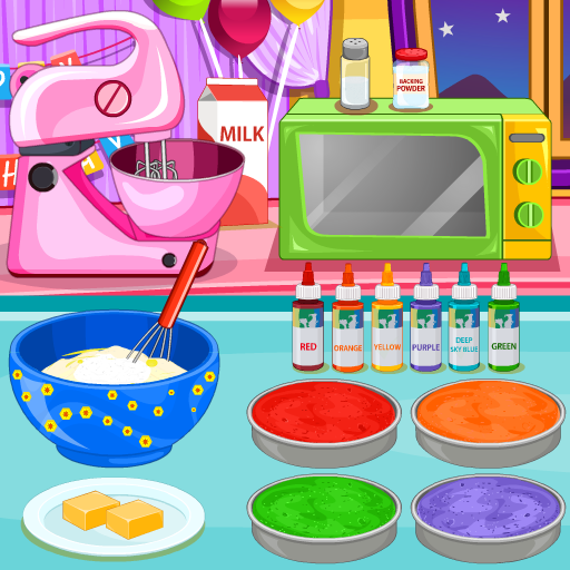 Cooking Rainbow Birthday Cake 4.1.0 Icon