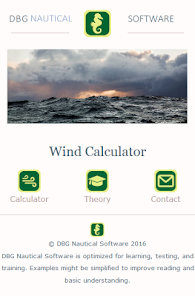 Captura de Pantalla 1 Wind Calculator android