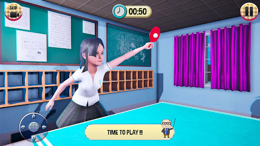 Screenshot 10 Virtual High School Girl Game- android