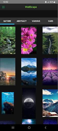 Android application Wallscape screenshort