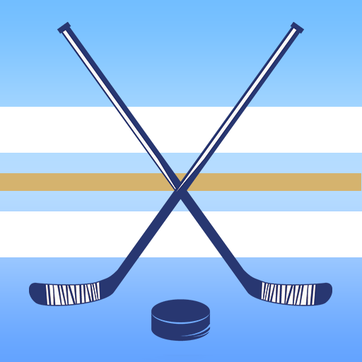 Puck on ice logo