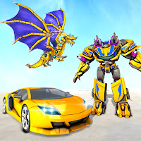 Monster Robot Wars New Dragon Robot Car Game 2021