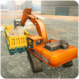 Sand Excavator,Road Build & Construction Simulator icon