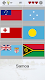 screenshot of Australian States and Oceania
