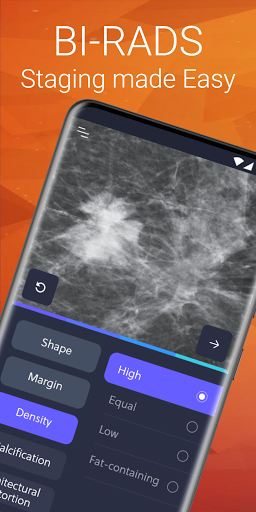 Android application Mammography Assistant screenshort