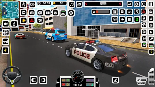 Police Car Chase 2023-Car Game
