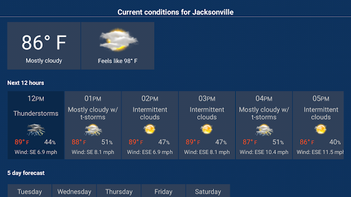 Android application News4JAX+ screenshort