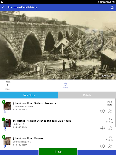 Screenshot of Visit Johnstown