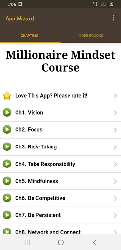 Millionaire Mindset Course Screen 2