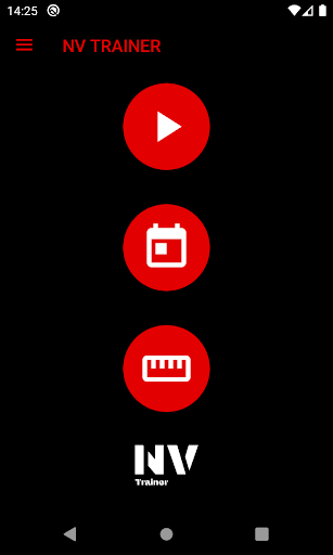 Android application NV TRAINER screenshort