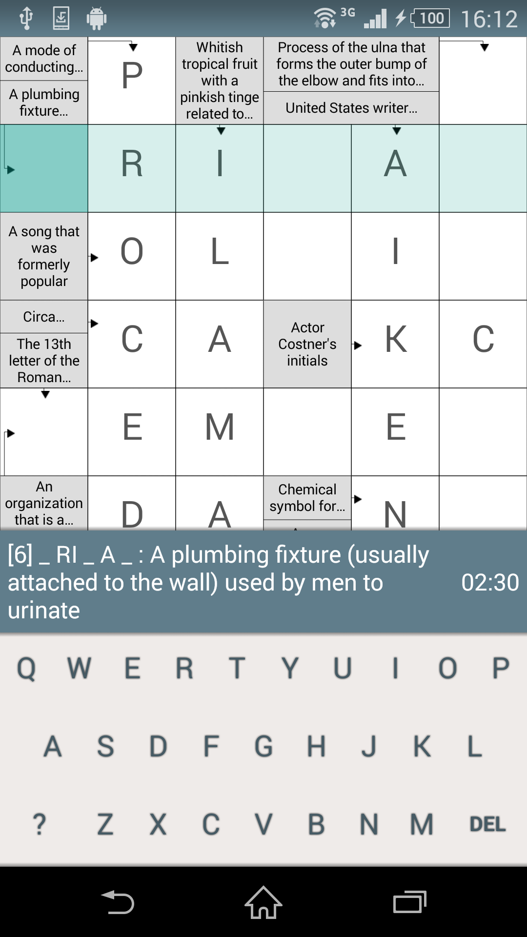 Android application Crosswords - Classic Puzzle Game screenshort