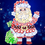 Christmas Paint By Numbers : Tap Diamond Coloring Apk