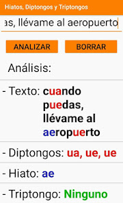 Screenshot 7 Sílabas, Hiatos, Diptongos y T android