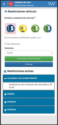 Calidad del Aire Madrid Screen 3