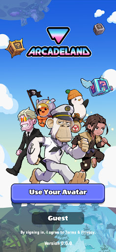 Android application Arcadeland screenshort
