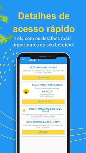 Android application eFAMÍLIA - Guia Bolsa Família screenshort