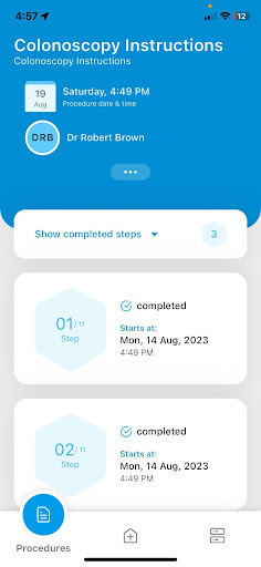 MyOpDay Screen 2