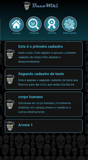 Android application BucoWiki screenshort