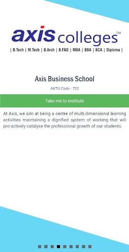 Axis Colleges Screen 3