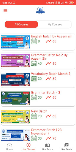 Passion Coaching Classes Screen 3