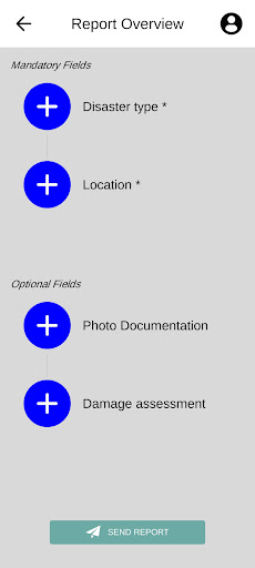 AEOLIAN Disaster Risk AR app Screen 2