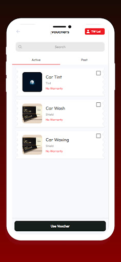 Android application 7autospa Workshop screenshort