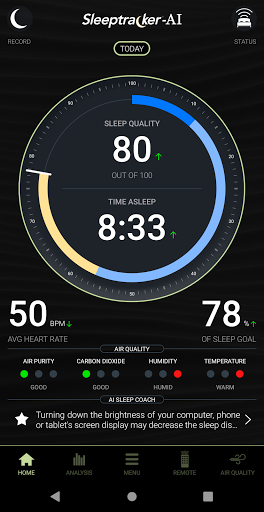 Tempur-Pedic® Sleeptracker-AI® Screen 3