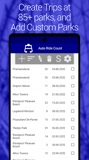 Android application Auto Ride Count screenshort