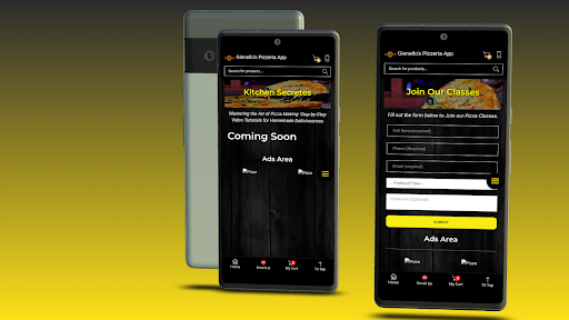 Ginnellos Pizza App Screen 3