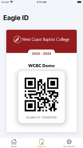 myWCBC Screen 2