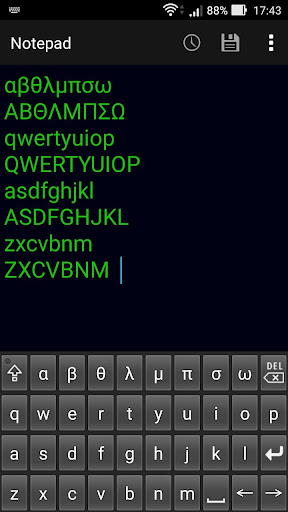 Mathematical keyboard D Screen 2