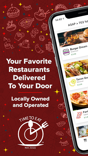 Android application Time To Eat New Jersey screenshort