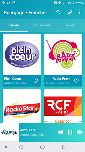 Radios Bourgogne-Franche-Comté en ligne