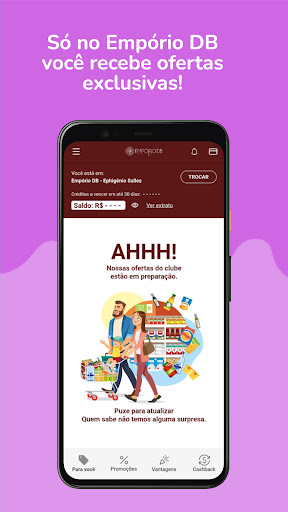 Android application Empório DB screenshort